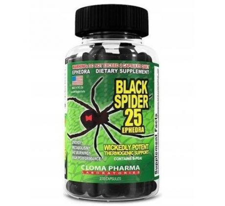 Cloma Pharma Black Spider 25, 100caps